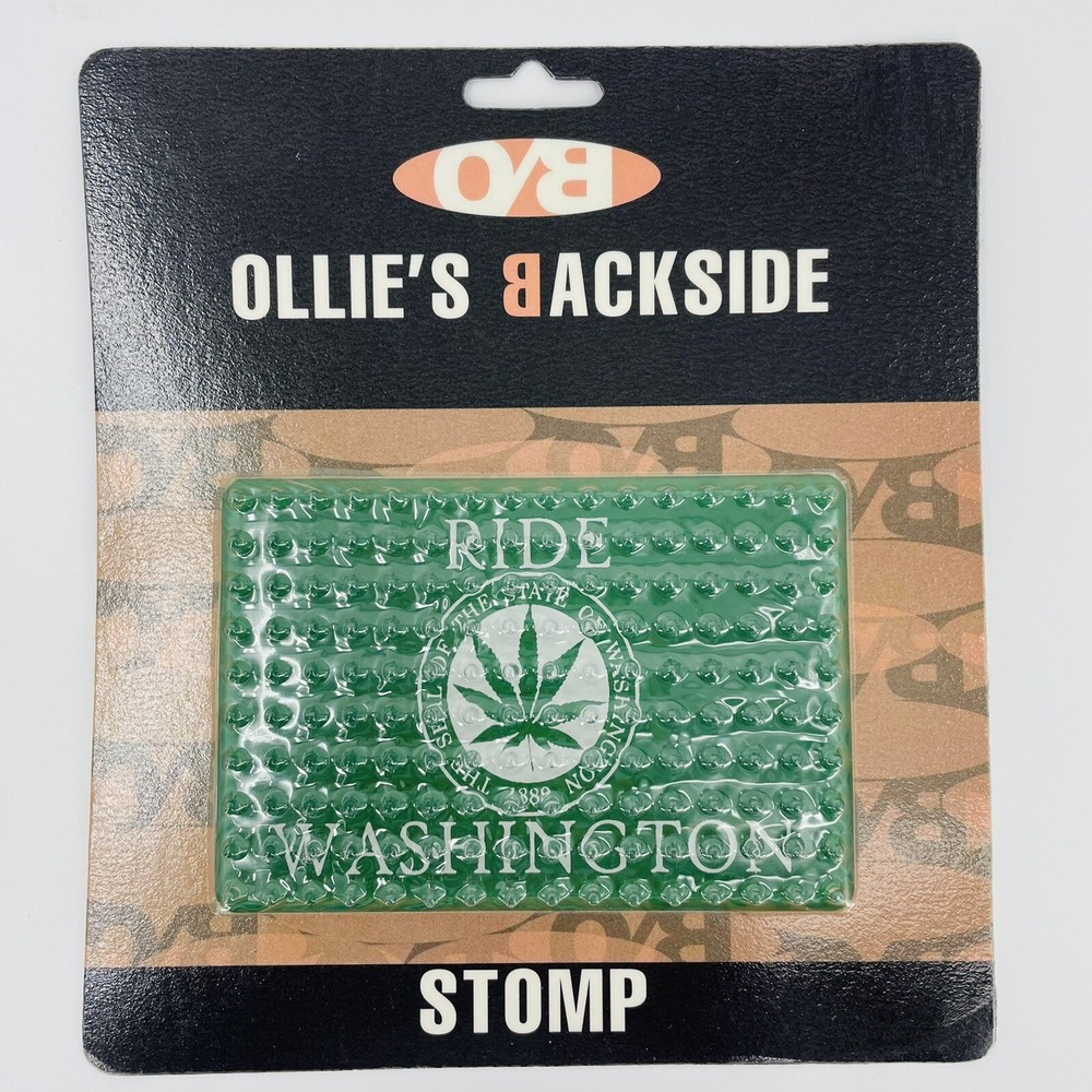 Ollie's Backside Ride Washington Snowboard Stomp Pad‎ Green Vector Stomps NEW